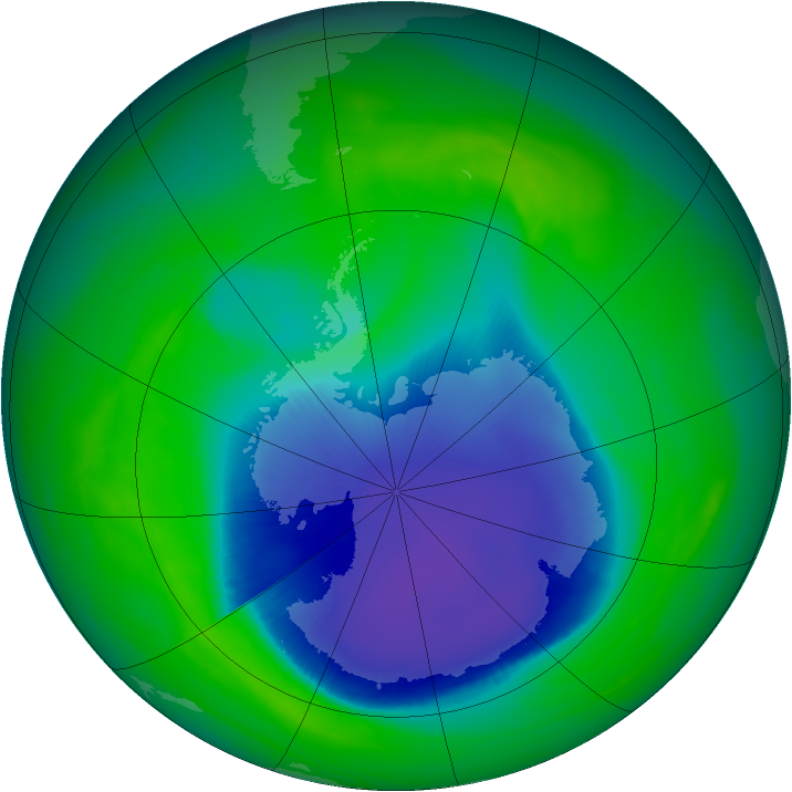 Ozone Map 2007-11-03